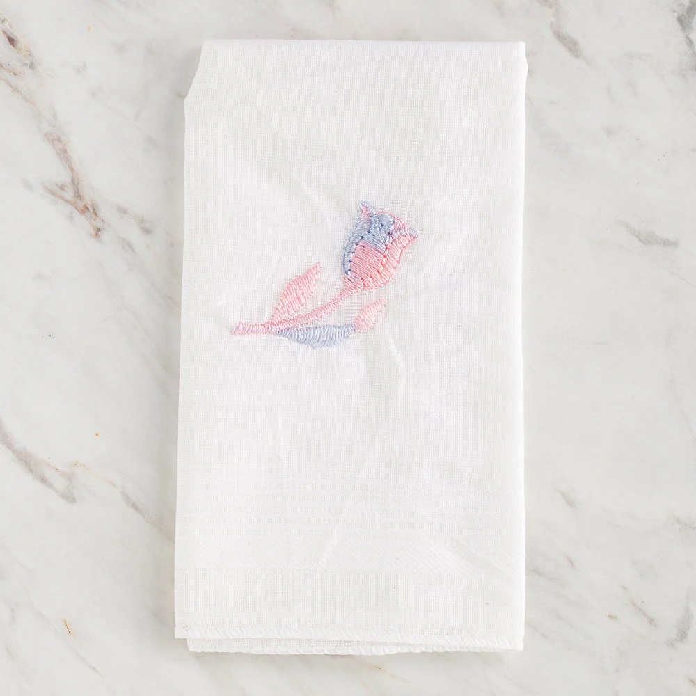 Loren Women's Embroidered Handkerchief - 07 - Image 2
