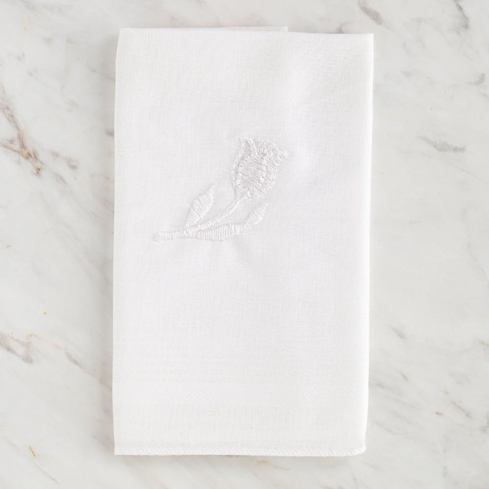 Loren Women's Embroidered Handkerchief - 08 - Image 2