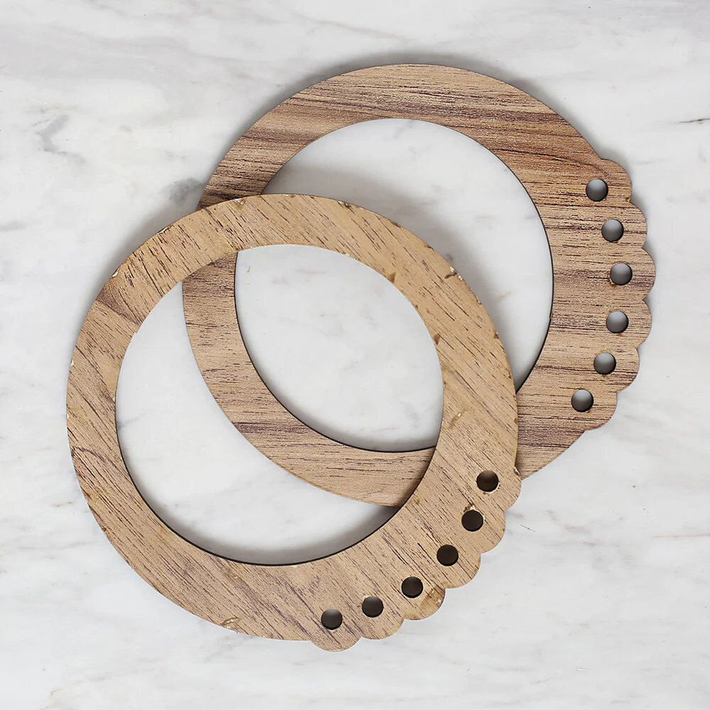 Loren Wooden Bag Handle - Image 2