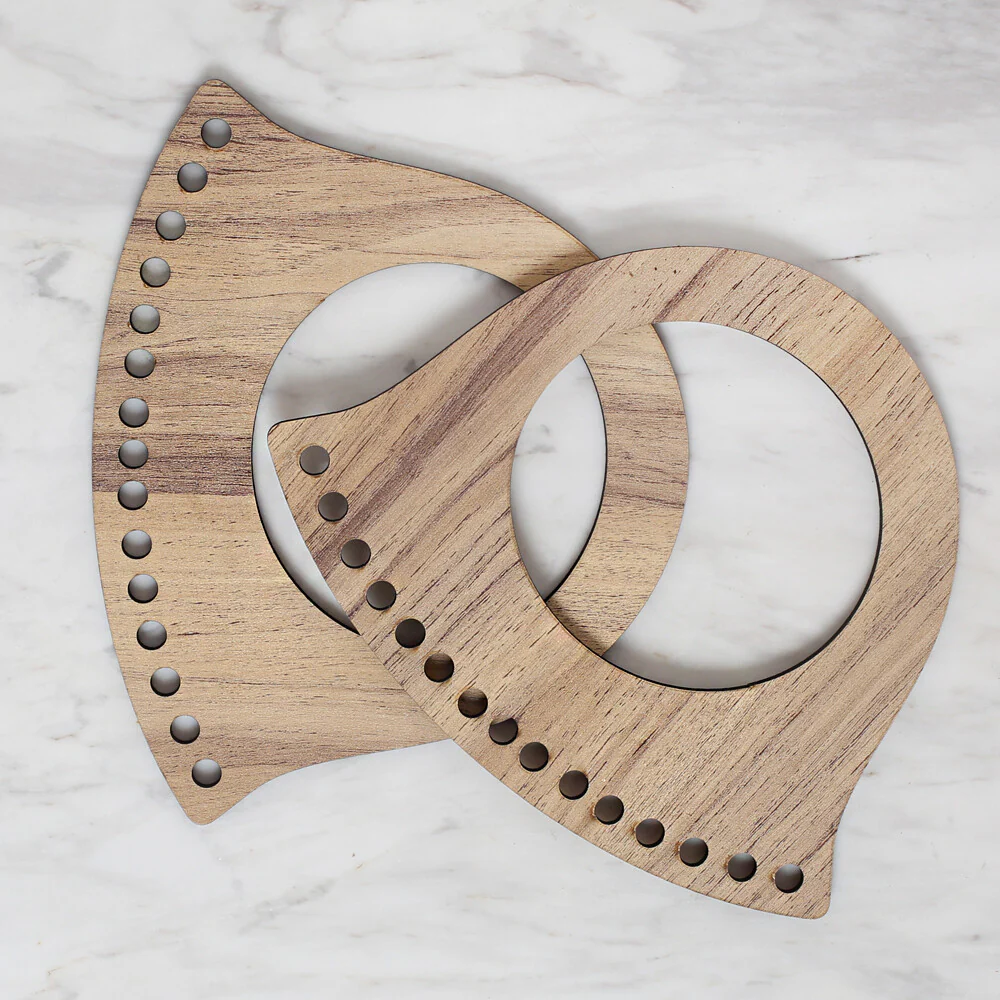 Loren Wooden Bag Handle - Image 2