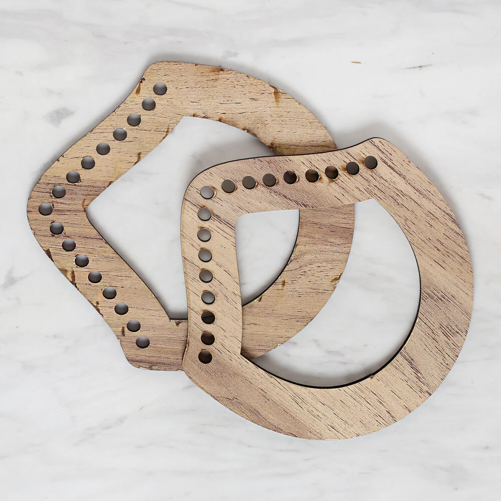 Loren Wooden Bag Handle - Image 2
