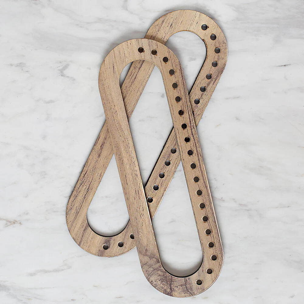 Loren Wooden Bag Handle - Image 2