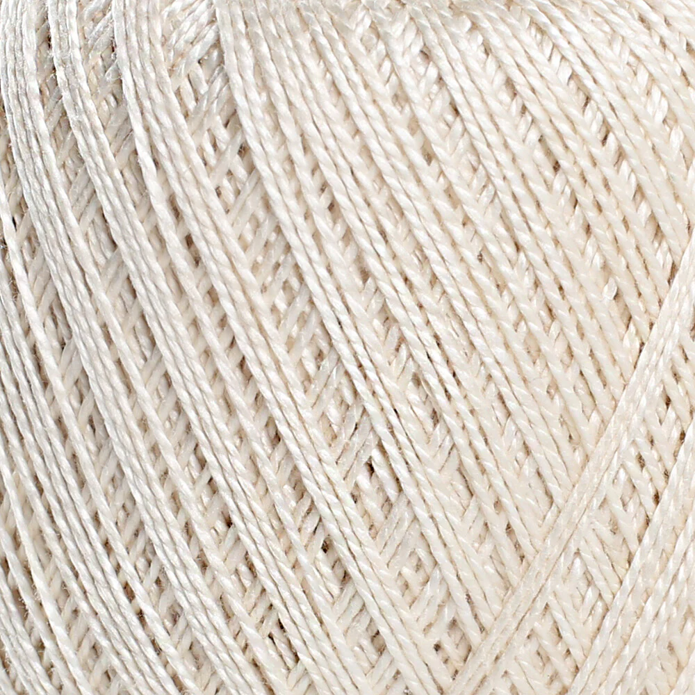 Madame Tricote Paris 5/2 Perle No:5 Lace Thread, Cream - 6300 - Image 2