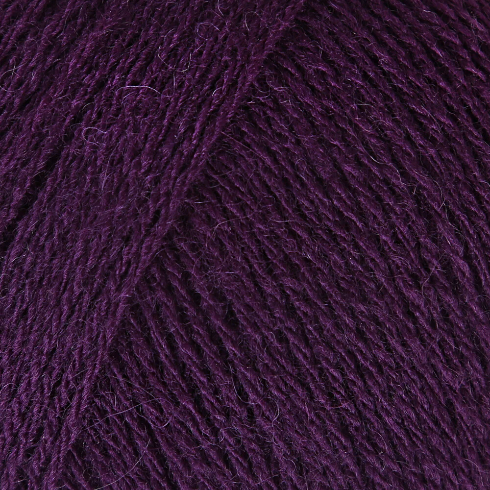 Madame Tricote Paris Angora Knitting Yarn, Aubergine - 060 - Image 2
