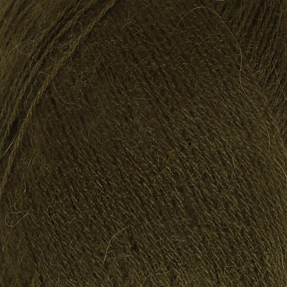 Madame Tricote Paris Angora Knitting Yarn, Khaki - 077 - Image 2