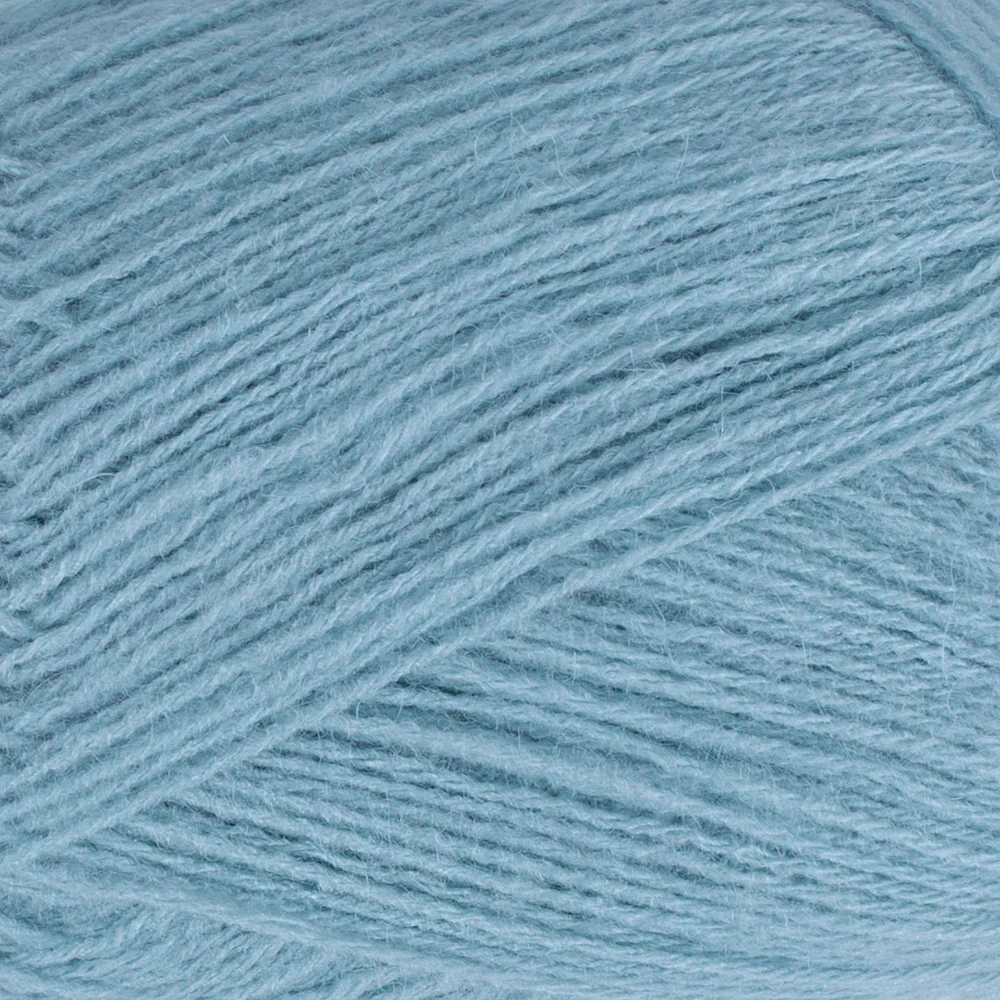 Madame Tricote Paris Angora Knitting Yarn, Light Blue - 135 - Image 2