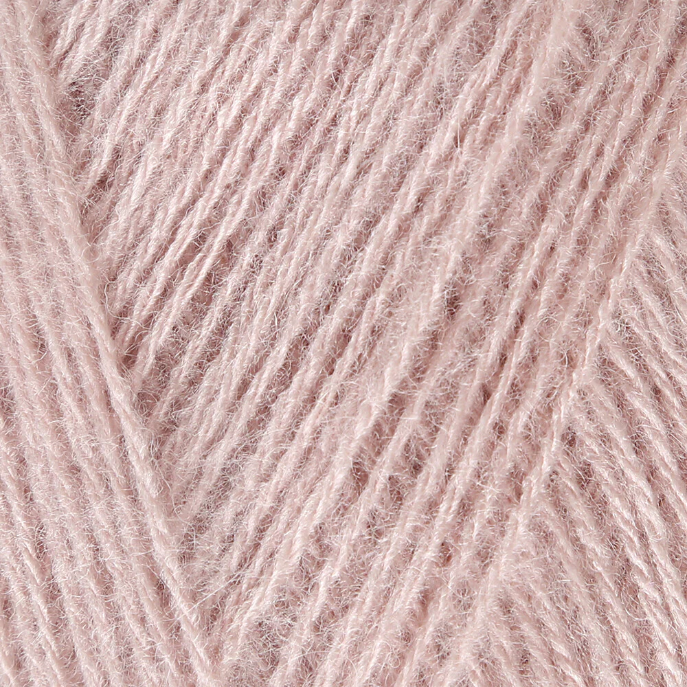 Madame Tricote Paris Angora Knitting Yarn, Powder Pink -124 - Image 2