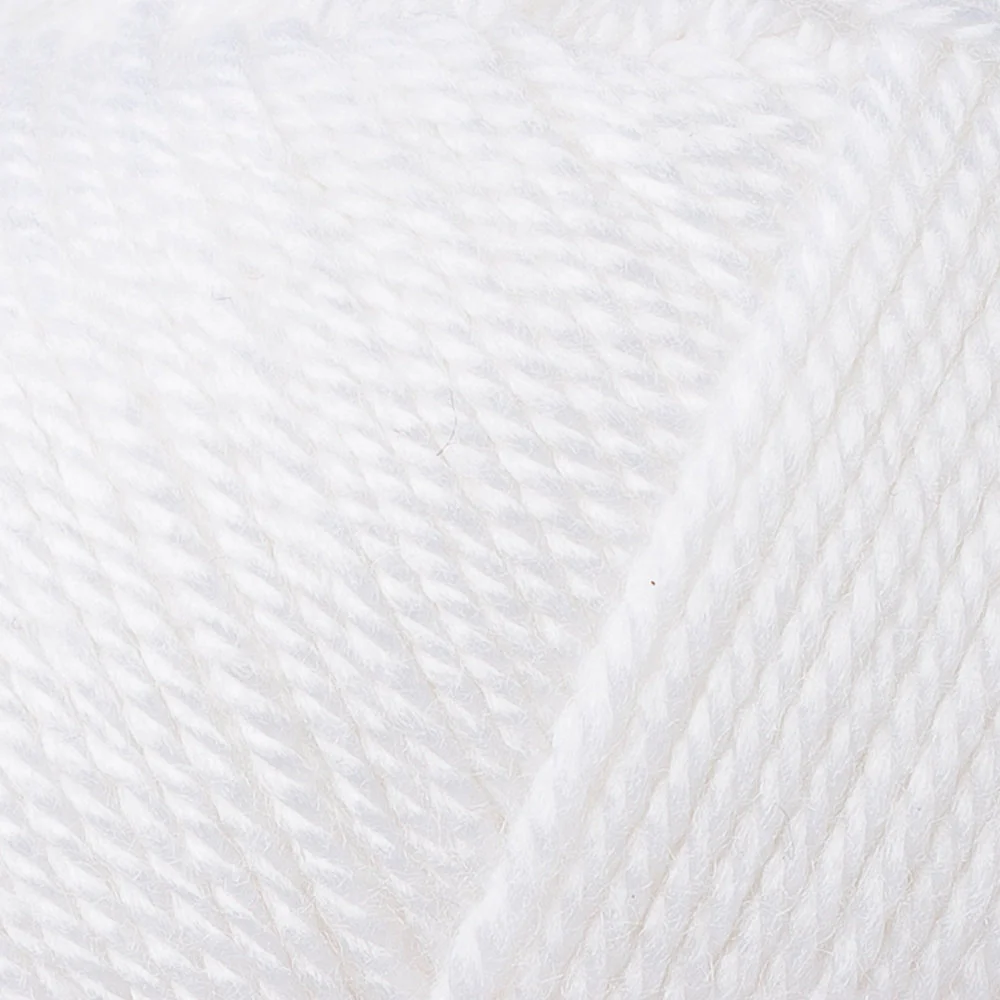 Madame Tricote Paris Dora Yarn, White - 100 - Image 2