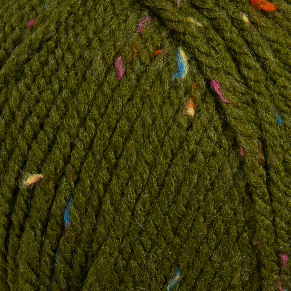Madame Tricote Paris Favori Tweed, Green - 077A - Image 2