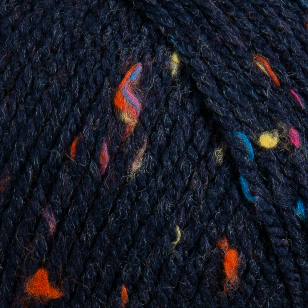 Madame Tricote Paris Favori Tweed, Navy - 019A - Image 2