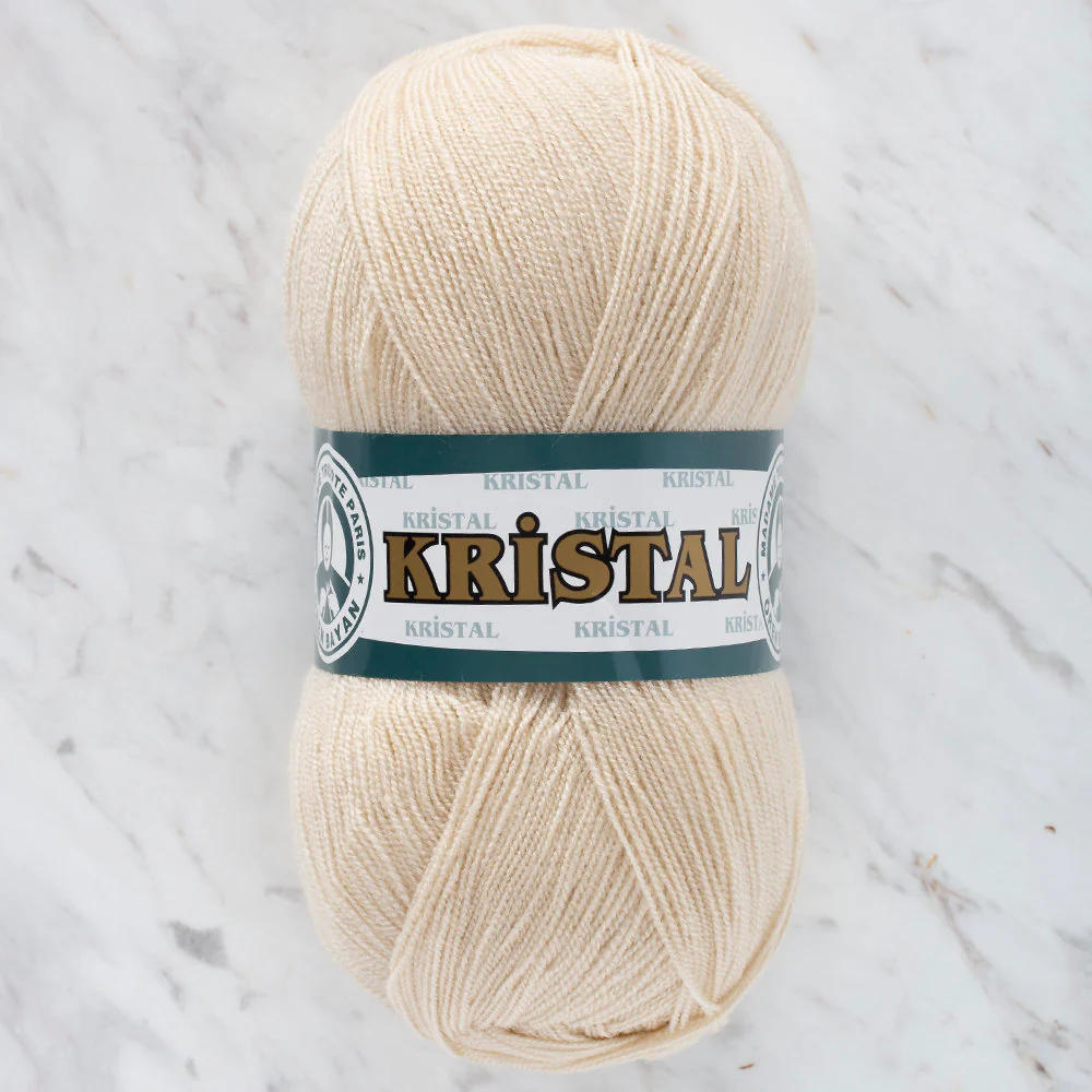 Madame Tricote Paris Kristal Yarn, Beige - 078