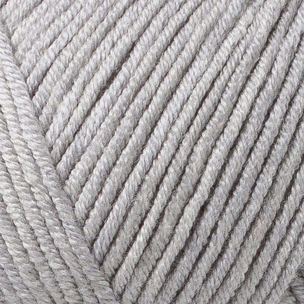 Madame Tricote Paris Madame Cotton Yarn, Grey - 001 - Image 2