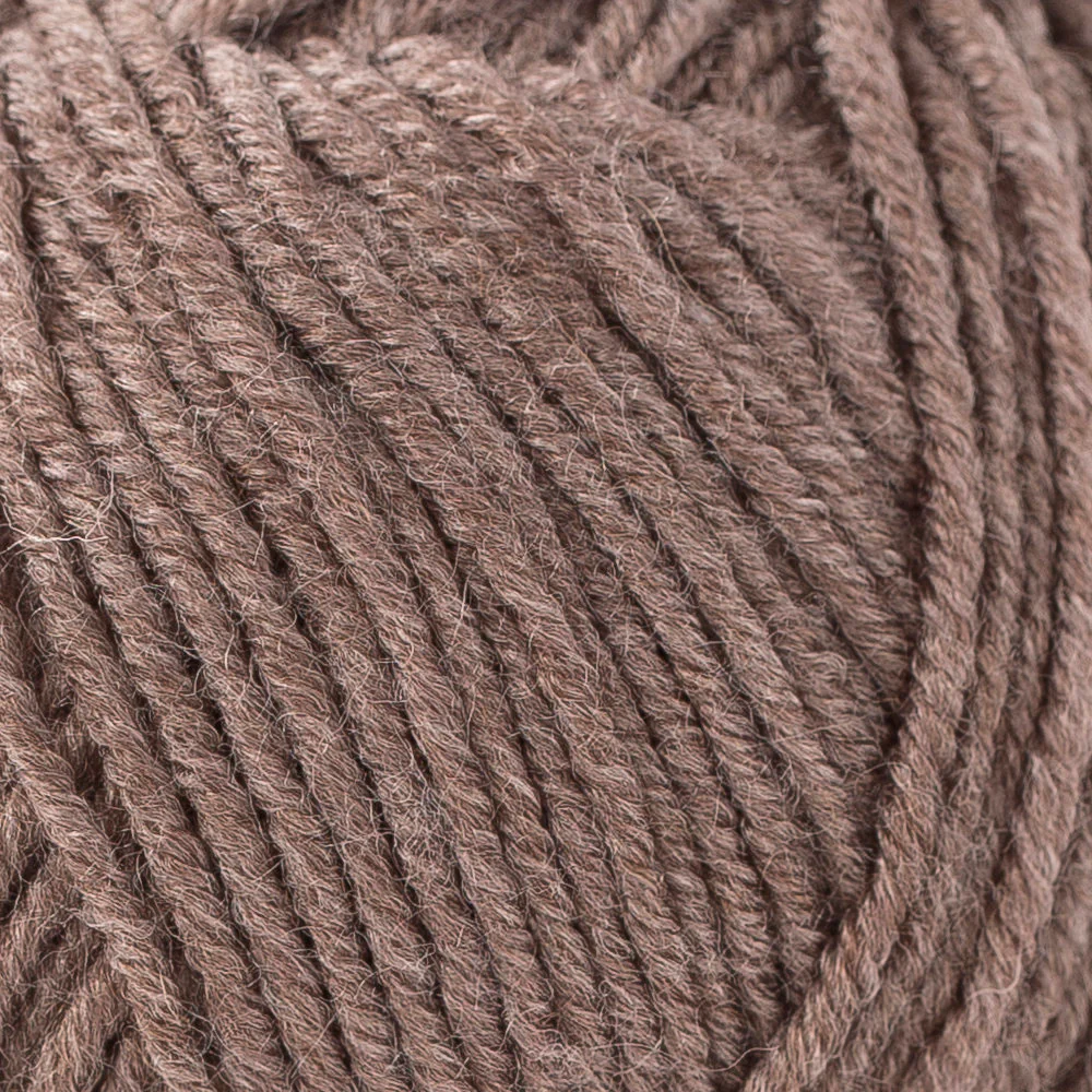 Madame Tricote Paris Merino Gold 200 Knitting Yarn, Brown - 14-1842 - Image 2