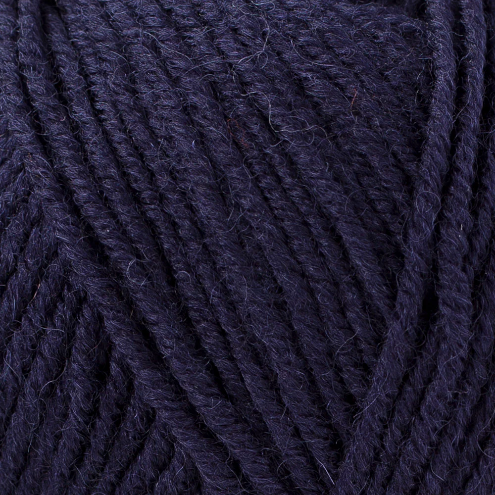 Madame Tricote Paris Merino Gold 200 Knitting Yarn, Navy Blue - 19-1842 - Image 2