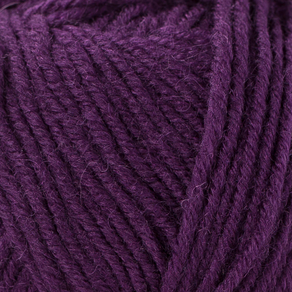 Madame Tricote Paris Merino Gold 200 Knitting Yarn, Purple - 60-1842 - Image 2