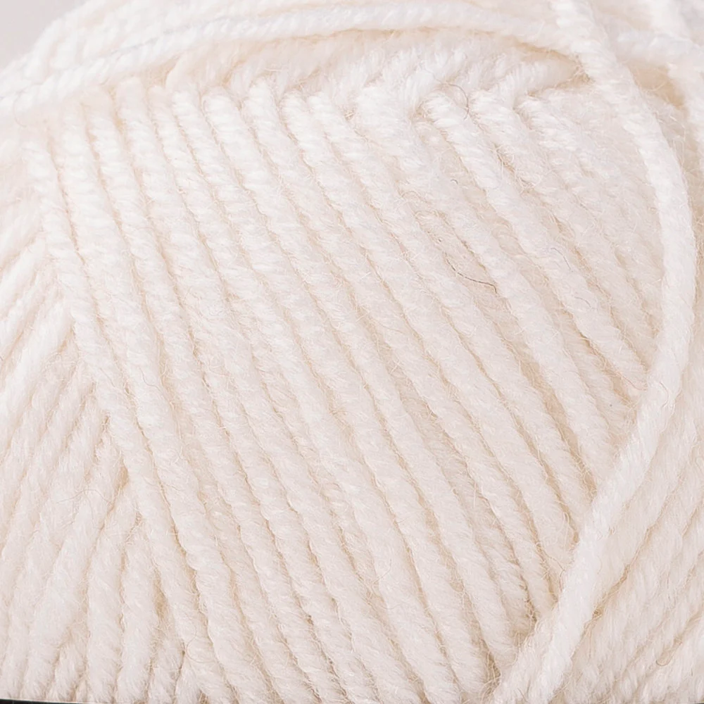 Madame Tricote Paris Merino Gold 200 Knitting Yarn, White - 100-1842 - Image 2