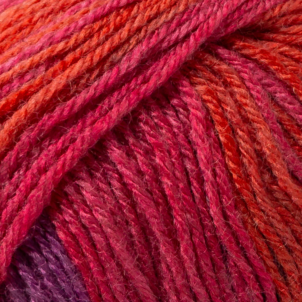 Madame Tricote Paris Merino Gold Batik Knitting Yarn, Variegated - 834 - Image 2