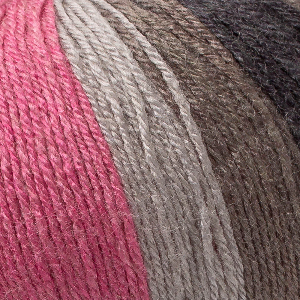 Madame Tricote Paris Merino Gold Batik Knitting Yarn, Variegated - 838 - Image 2
