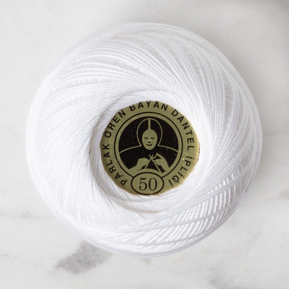 Madame Tricote Paris No:50 20 Gr Embroidery Thread, White - 5755