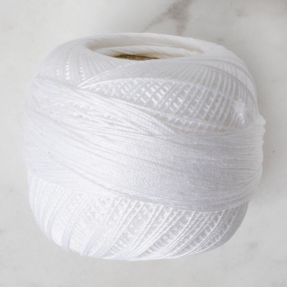 Madame Tricote Paris No:50 20 Gr Embroidery Thread, White - 5755 - Image 2