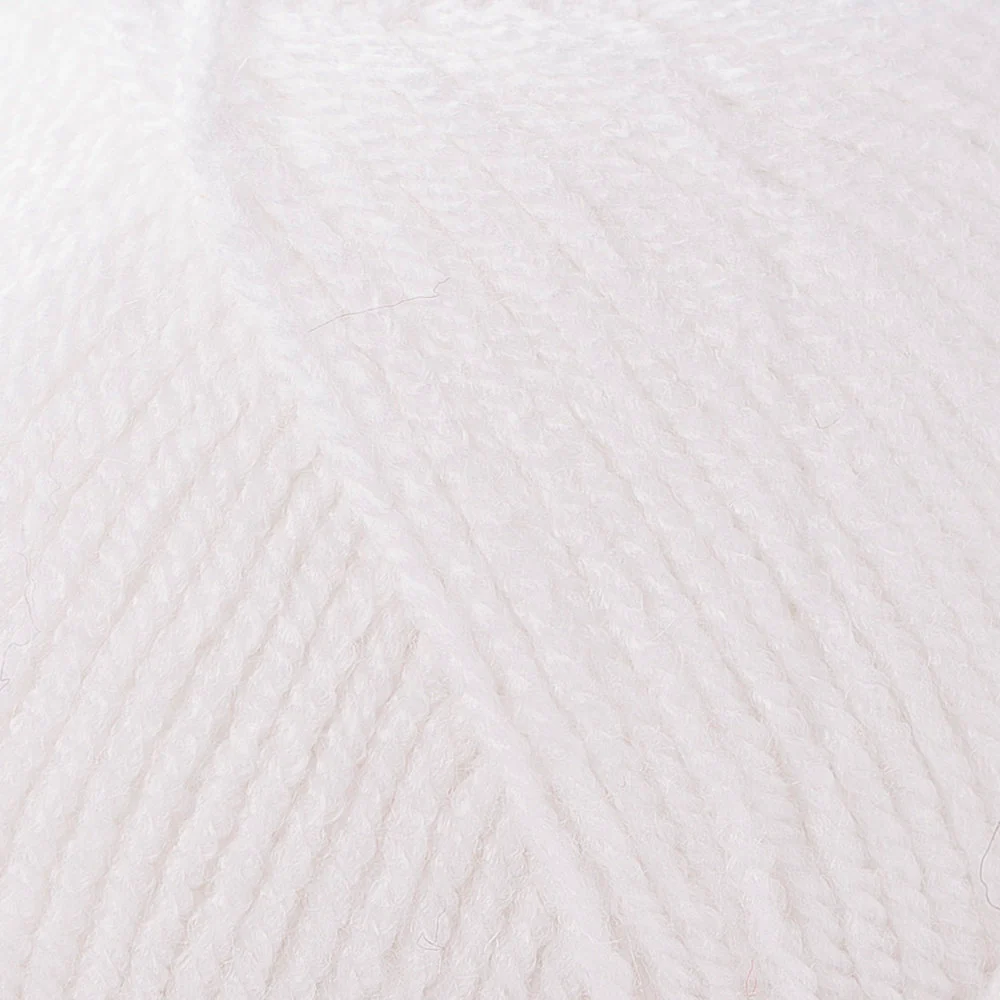 Madame Tricote Paris Super Baby Knitting Yarn, White - 100-1758 - Image 2