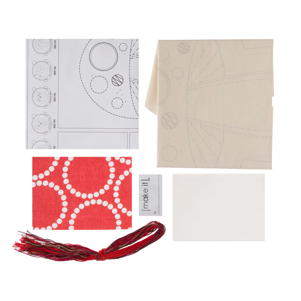 Make it 26x32 cm Cushion Embroidery Kit, Mushroom - 585147 - Image 2