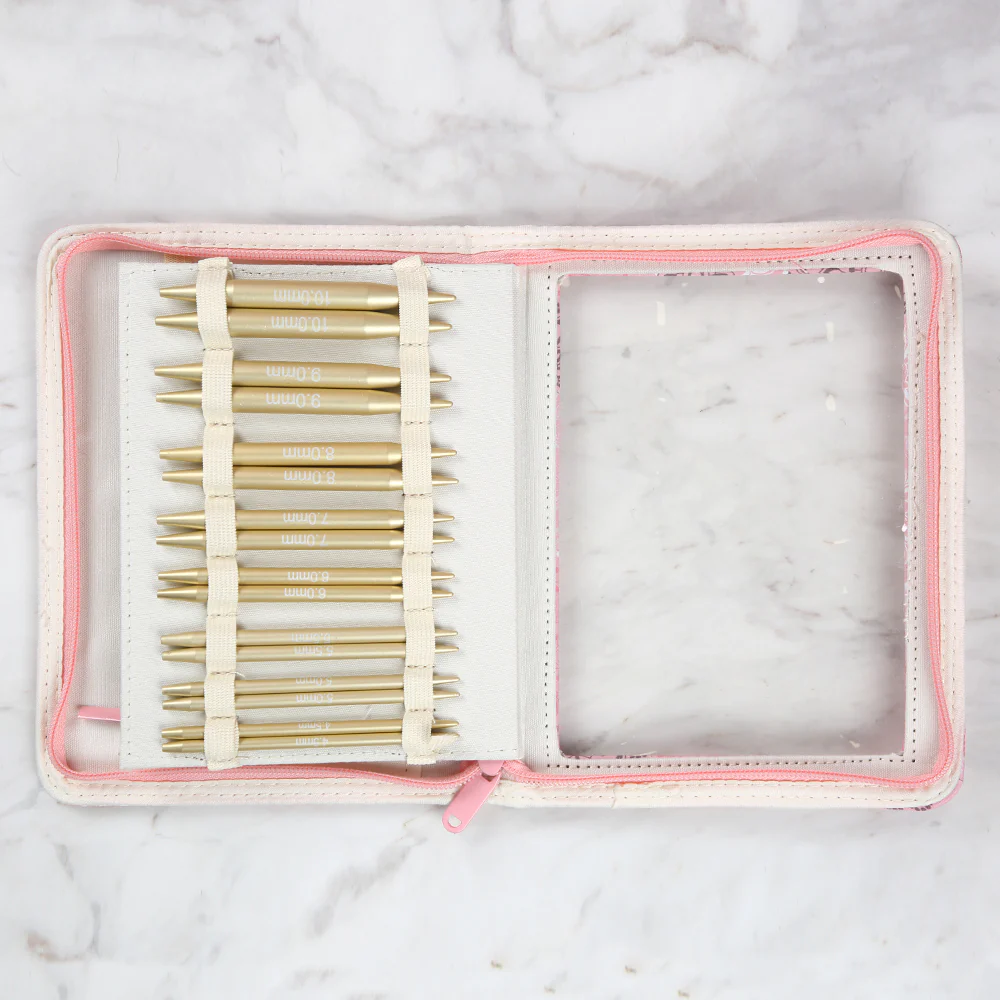 Nas Lux Interchangeable Circular Needle Set - Gold - Image 4