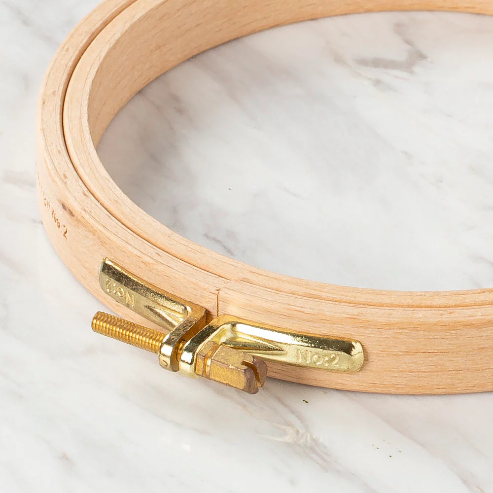 Nurge 16 mm Beech Wood Adjustable Embroidery Hoop - No.2 - Image 4