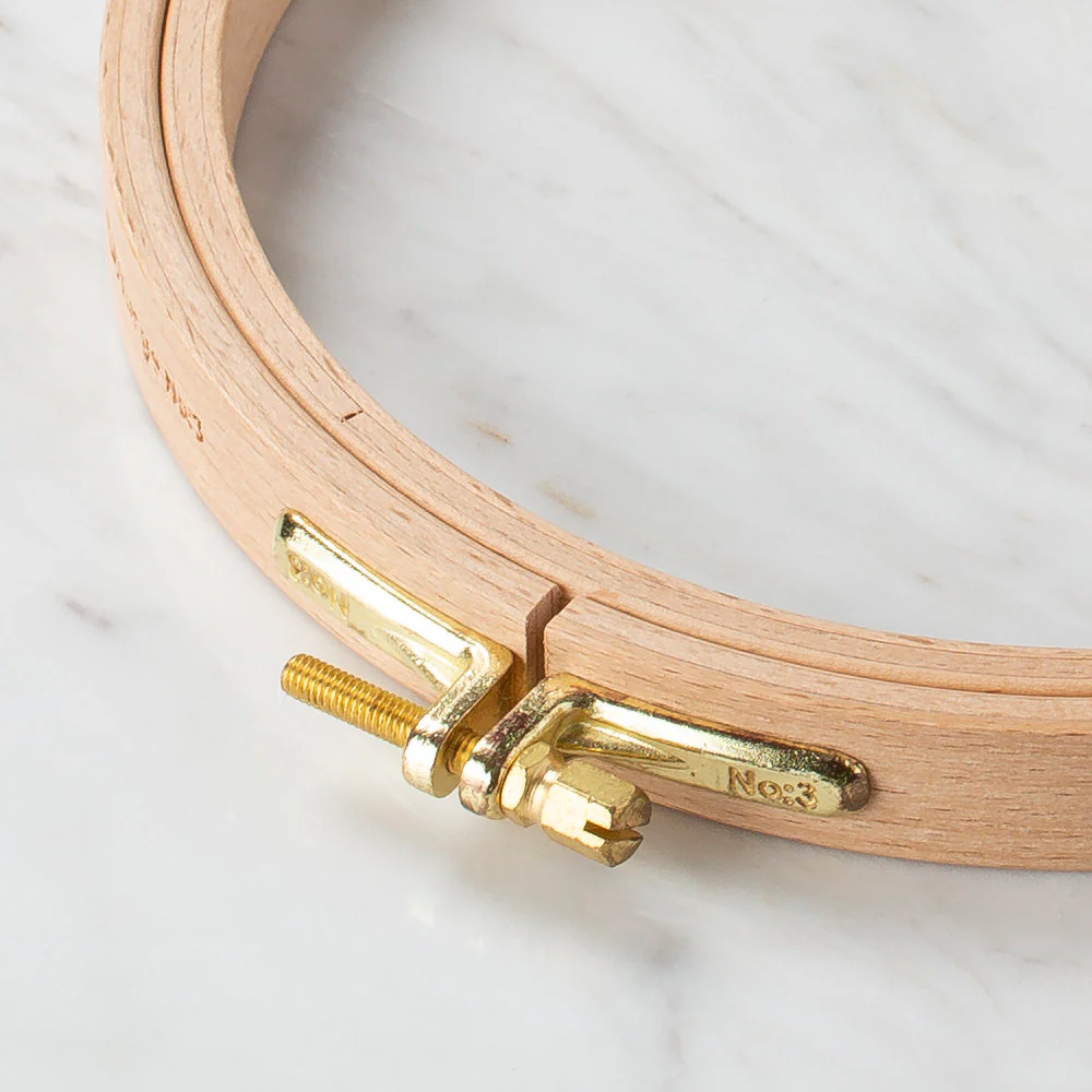 Nurge 16 mm Beech Wood Adjustable Embroidery Hoop - No.3 - Image 4