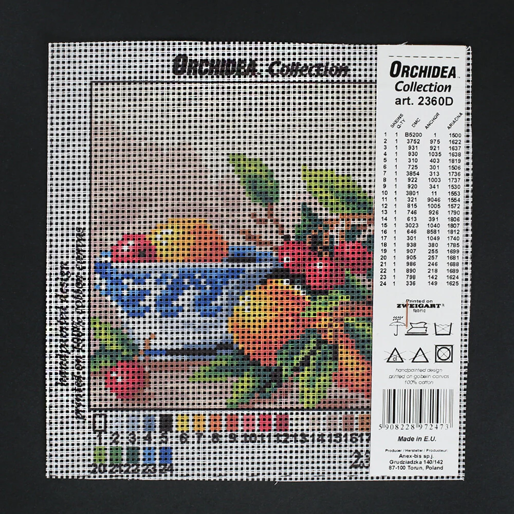 Orchidea 15x15 cm Printed Gobelin 2360D