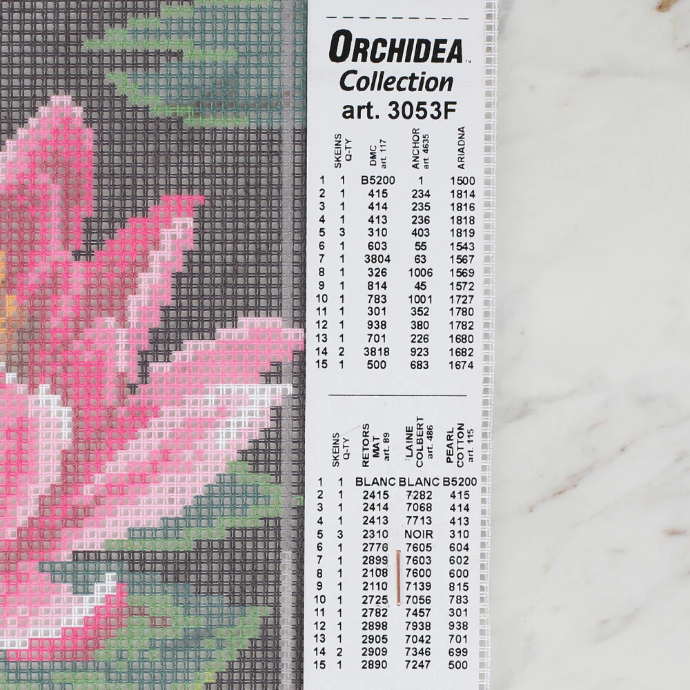 Orchidea 18x24 cm Nenuphar Printed Gobelin 3053F - Image 2
