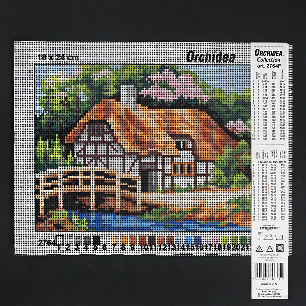 Orchidea 18x24 cm Printed Gobelin 2764F