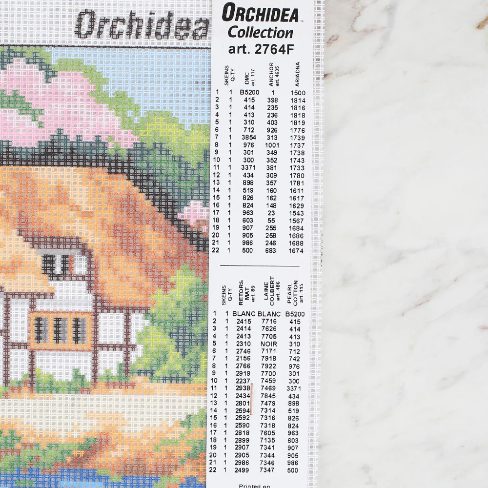 Orchidea 18x24 cm Printed Gobelin 2764F - Image 2