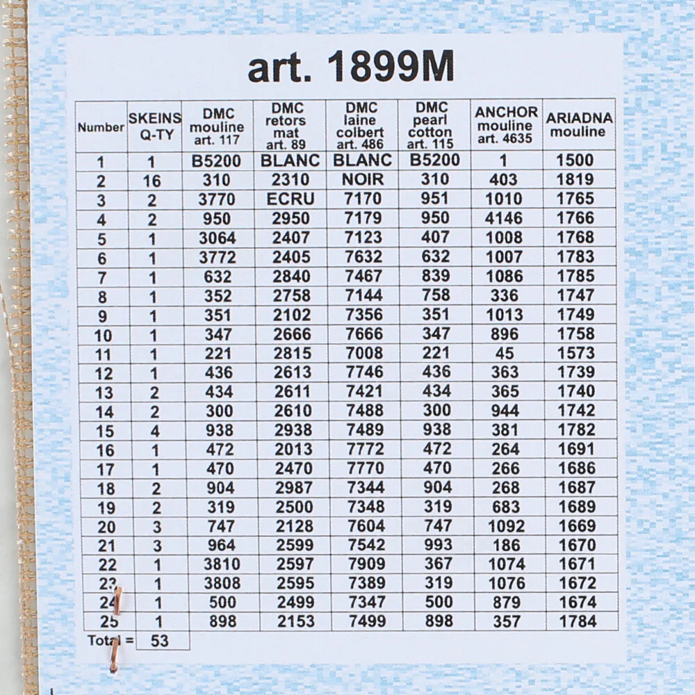 Orchidea 38,5x54 cm Leonaro Da Vinci - Mona Lisa Printed Gobelin 1899M - Image 2