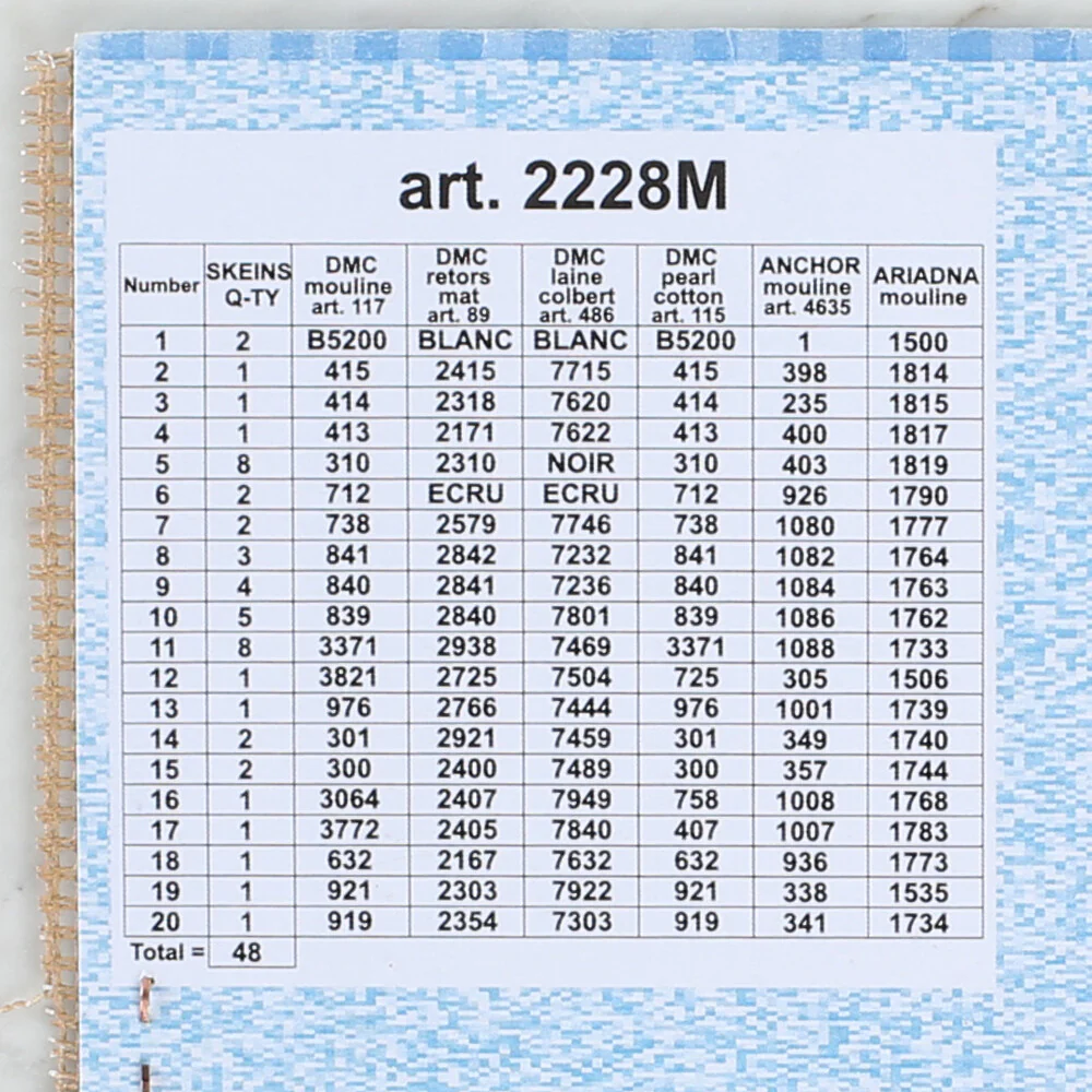Orchidea 40x50 cm Cristoforo Munari Allegoria Delle Arti Printed Gobelin 2228M - Image 2