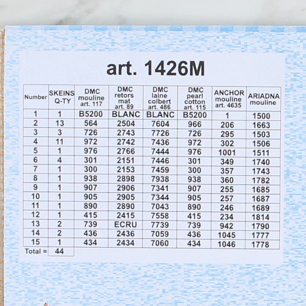 Orchidea 40x50 cm Vincent Van Gobh - Sunflowers Printed Gobelin 1426M - Image 2