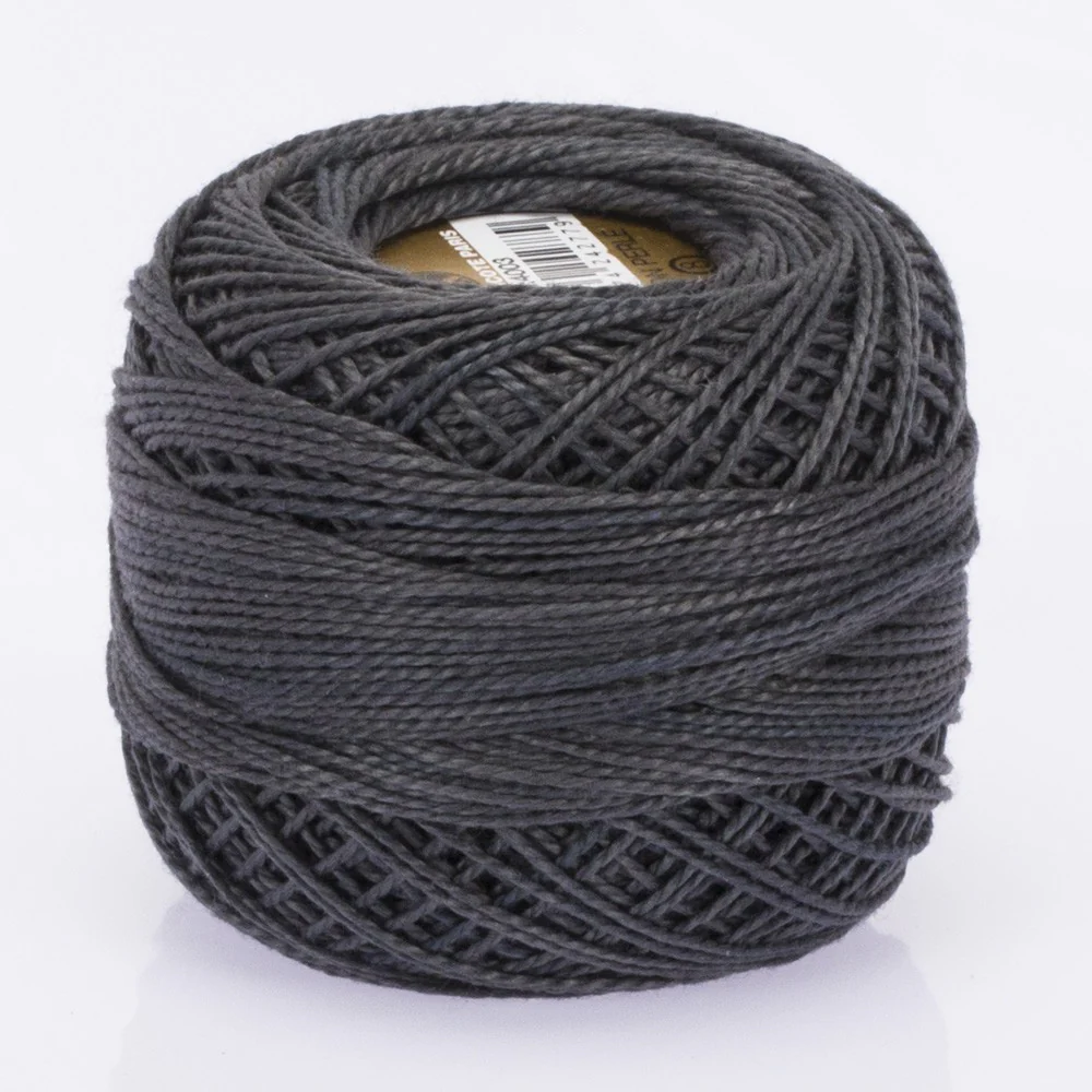 Madame Tricote Paris Koton Perle No:8 Embroidery Thread, Grey - 4003