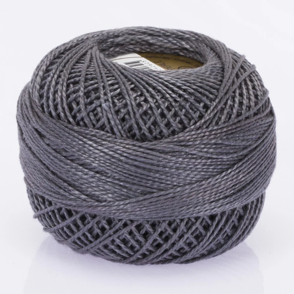 Madame Tricote Paris Koton Perle No:8 Embroidery Thread, Grey - 483