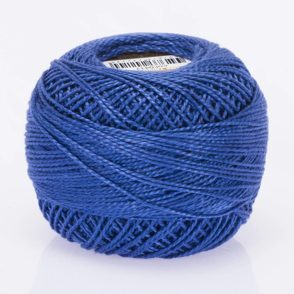 Madame Tricote Paris Koton Perle No:8 Embroidery Thread, Blue - 417