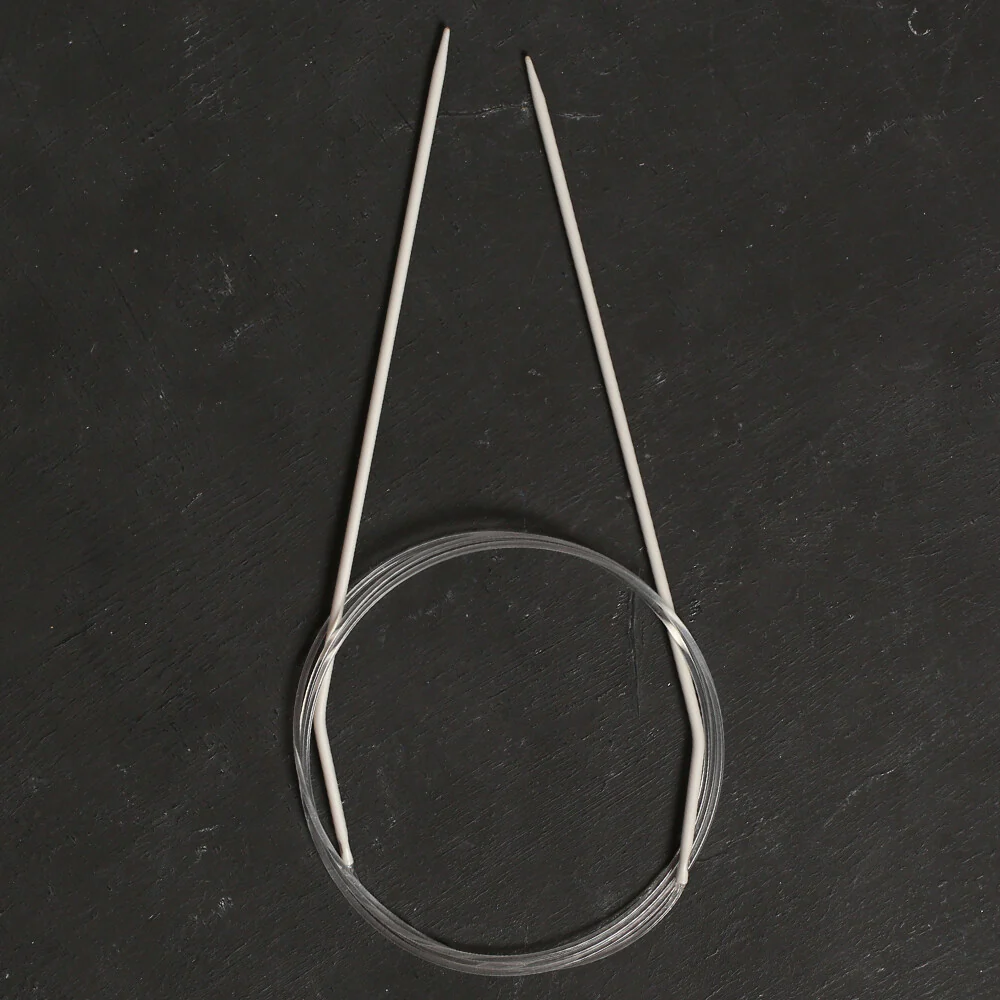Pony 2 mm 100 cm Aluminium Circular Needle - 52601 - Image 2