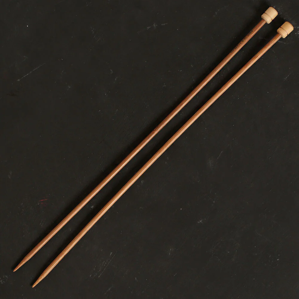 Pony Bamboo 4.5 mm 33 cm Bamboo Knitting Needles - 66810 - Image 2