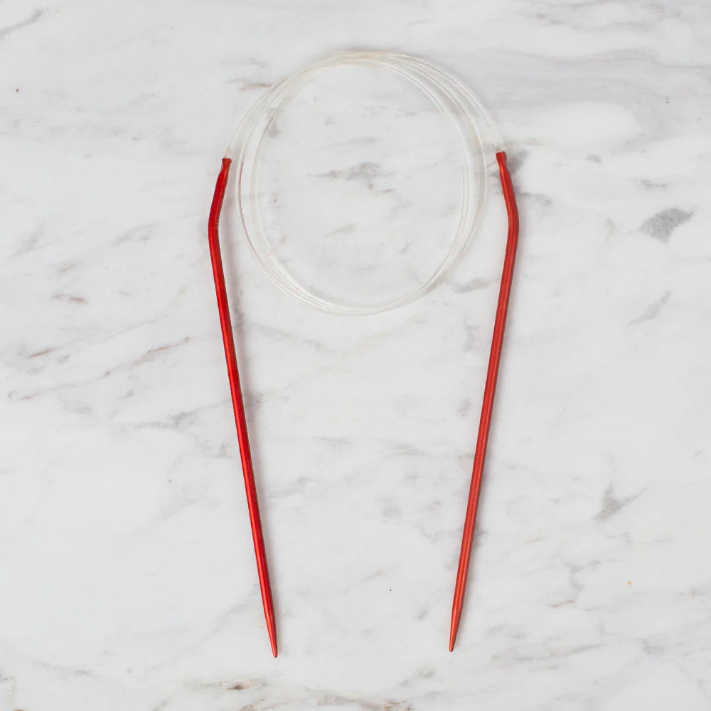 PONY COLOUR 3 MM 80 CM CIRCULAR NEEDLE, RED - 50805 - Image 2