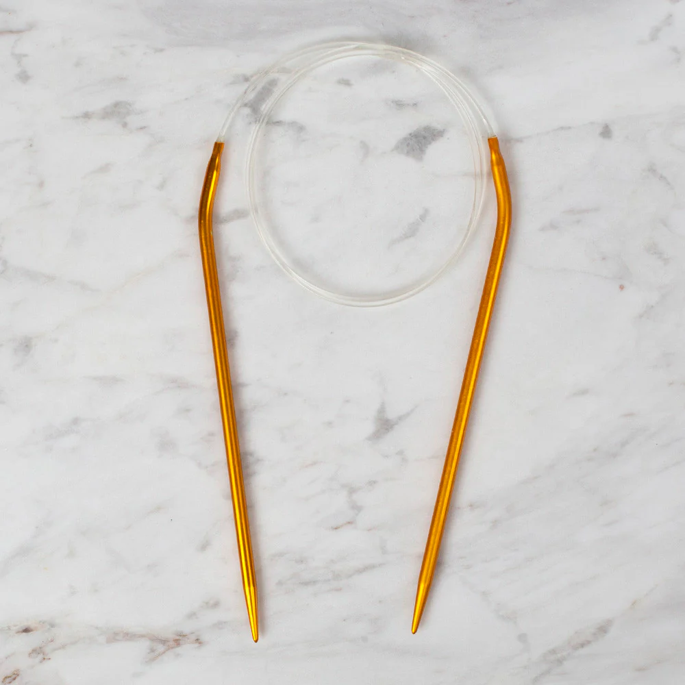 PONY COLOUR  4 MM 80 CM CIRCULAR NEEDLE, YELLOW - 50809 - Image 2