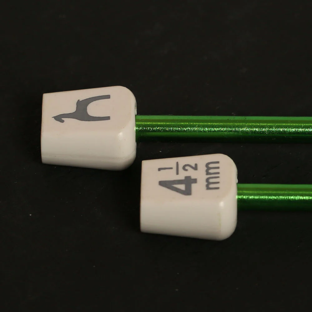 Pony Colour 4.5 mm 35 cm Aluminum Knitting Needle, Green - 33710 - Image 3