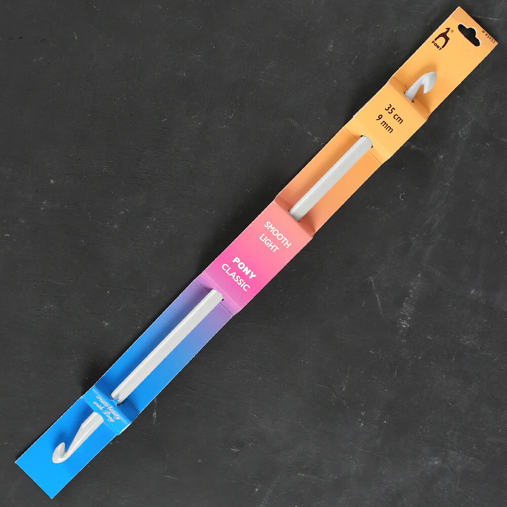 Pony Double-Ended 9mm 35 cm Tunisian Crochet Hook - 43953