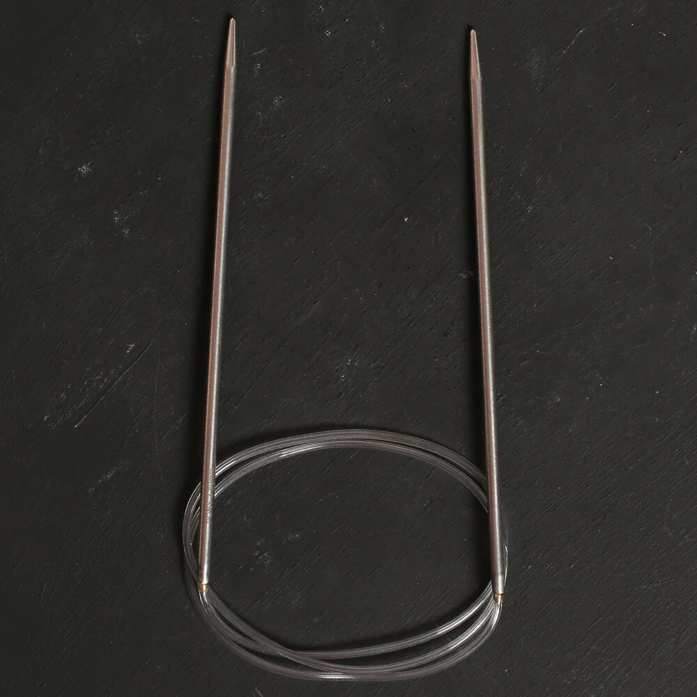 Pony Elan 3.5 mm 80 cm Stainless Steel Circular Needle - 48002 - Image 2
