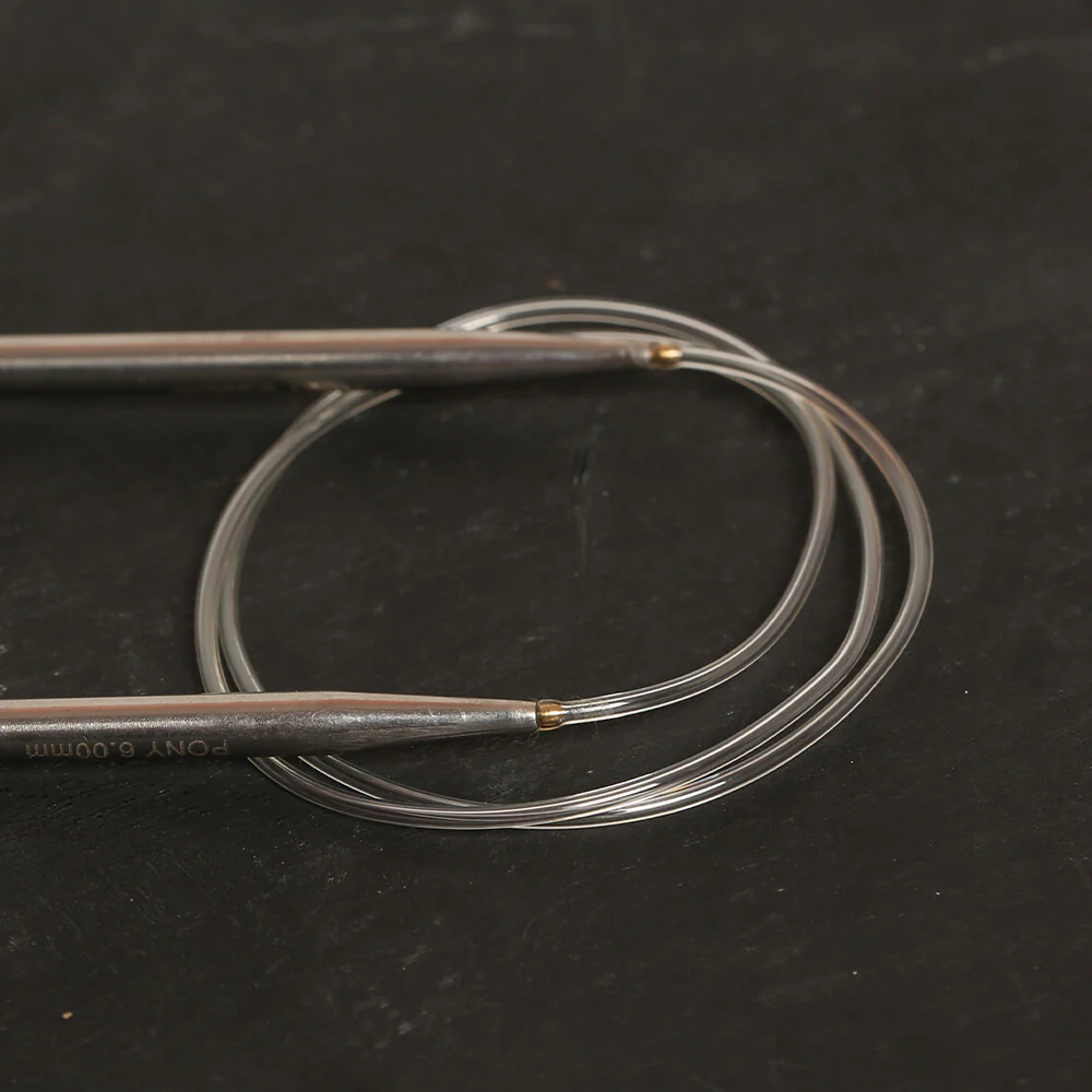 Pony Elan 6.00 mm 80 cm Stainless Steel Circular Knitting Needles - 48008 - Image 3