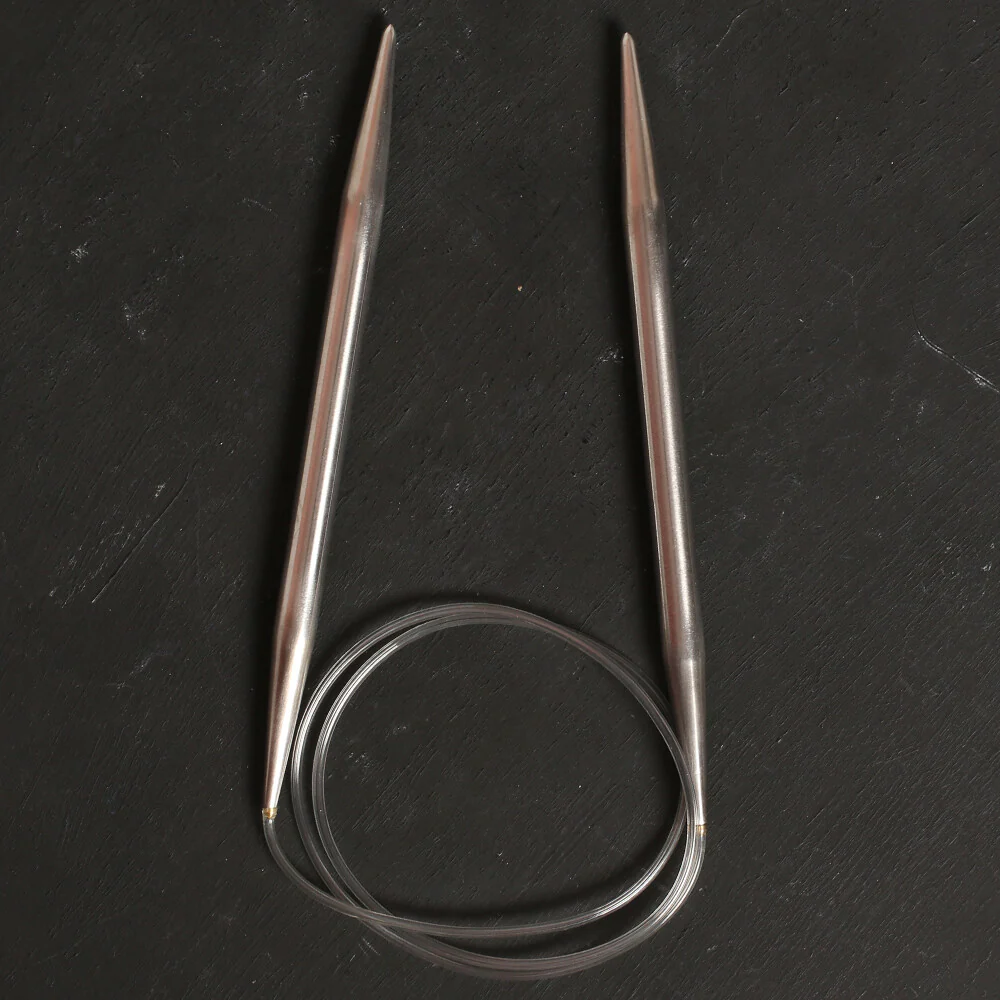 Pony Elan 8.00 mm 80 cm Stainless Steel Circular Knitting Needles - 48011 - Image 2