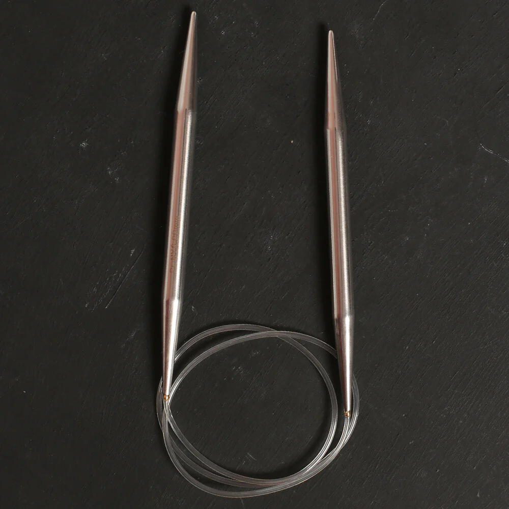 Pony Elan 9.00 mm 80 cm Stainless Steel Circular Knitting Needles - 48012 - Image 2