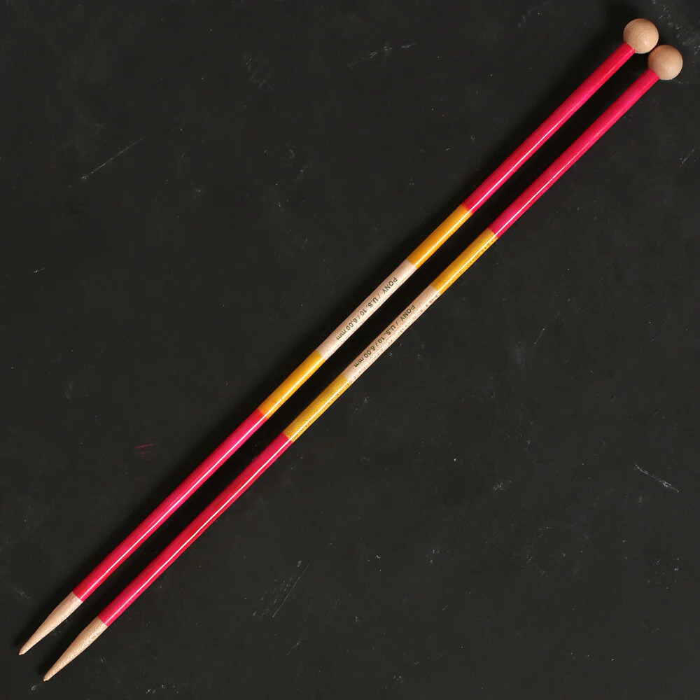 Pony Flair 6 mm 35 cm Maple Knitting Needle - 67449 - Image 2